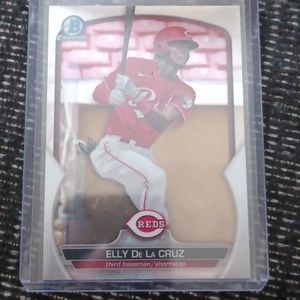Elly de la Cruz 2023 Bowman Chrome baseball card